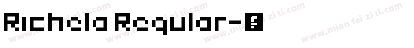 Richela Regular字体转换